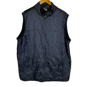 Ahead USA Classics Mens Zippered Golf Vest in Black NWT